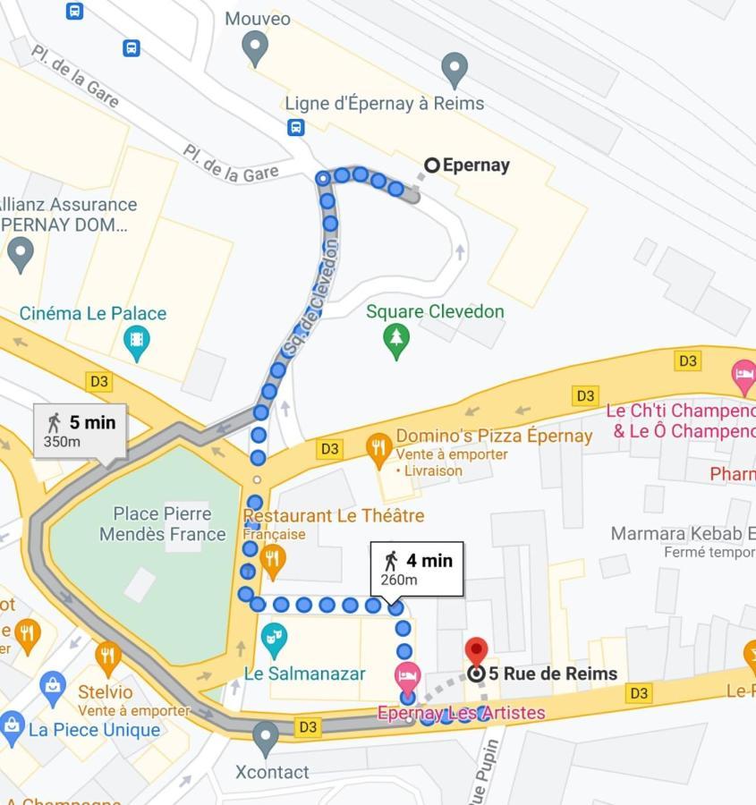 UN BOUCHON POUR 4 Proche gare Centre Ville Épernay Esterno foto